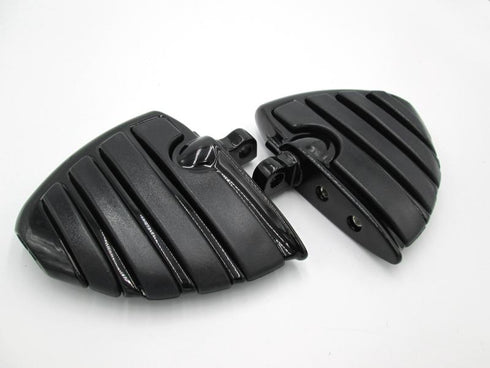 Posapies para motos Negro Chopper (Jgo)